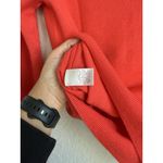 Peter Millar  Women's Merino Wool Long Sleeve V Neck Sweater Orange Size Small Photo 3