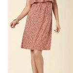 Soma Sundress Womens M Orange Geometric Ruffled Bandeau Convertible Coconut Girl Size M Photo 0