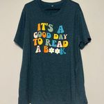 It’s a good day to read a book Women’s 2XL XXL Short Sleeved Shirt Gray Photo 0