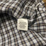 Anthropologie Greyson Western Plaid Pearl Snap Puff
Sleeve Shirt Size Large. EUC Gray Photo 2