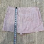 Free People  Big Dreams Skort skirt/shorts gingham lavender purple & white Photo 6