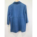 Vintage Monique Fashions Embroidered Denim Popover Top Size L Floral Teacher USA Blue Size L Photo 7