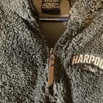 Charles River Apparel Brand New Woman’s Harpoon Gray fleece pullover sweater with 1/4 zipper size L Photo 3