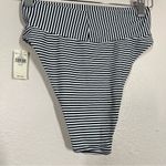 Aerie  Striped High Cut Cheeky Bikini Bottom Photo 2