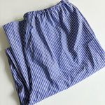 American Eagle AE Striped Woven Wide-Leg PJ Pant Blue  Small NWT Photo 4