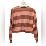 SO Cropped rugby shirt.  for Kohls. Size Large Photo 1