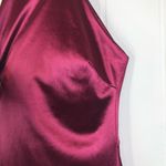 Crystal Doll  Size 7 Sleeveless Caged Neck & Back Satin Finish Dress Photo 6