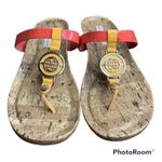 Dana Buchman  Erica Mango Cork Sandal - Size 8. Photo 0