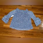 CeCe Off the Shoulder Ruffled Sleeve Floral Blouse Photo 4