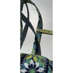 Vera Bradley Vintage Duffle LARGE TRAVELER Bag Flower Daisys Blue Green Bag Photo 9