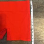 Zyia Active Cherry Red Reve Seamless Ribbed Compression Athletic Shorts Large Photo 8