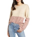 Revolve Carmel Crew Neck Sweater in Soft Tan cupcakes and cashmere NEW from  Photo 2