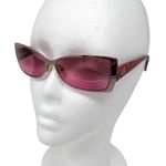 ETRO pink metallic paisley print y2k sunglasses with case rhinestone logo Photo 0