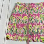 Lilly Pulitzer Millionaires Row Scallop Hem Skirt Skort Size 4 Pink Jungle Photo 6