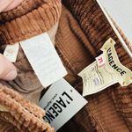 L'Agence The Affair High-Rise Flare Wide Leg Corduroy Jeans in Brown Size 25 NWT Photo 6