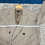 Loft Versa Striped Seasonless Stretch Double Breasted Blazer Size 6 Photo 9