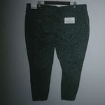Royalty For Me Royalty Leopard Jogger 3X 43x28 Stretch Pull On Gray Green Raw Hem Jeans Plus Photo 3
