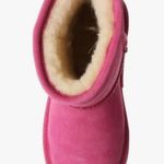 BEARPAW Elle short Wide Cadet Fur-Lined Pink Suede Boots Photo 1