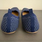Seychelles  knit ballet flats round-toe stretch knit upper navy white dot 8.5 Photo 3