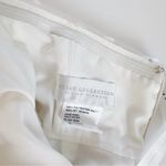 Dessy Collection Imitation Pearl Sequin Mesh Strapless Minidress White Size 4 Photo 10