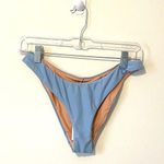 J.Crew High Leg Swim Bikini Bottom Light Blue Size Small NEW Photo 0