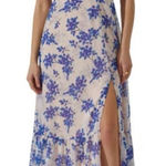 Astars Blue Slit Maxi Sundress for Wedding Guest Size XS Photo 0