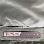 Puma Quilted Golf Vest Womens Sz Medium Sage Green Full Zip Photo 6