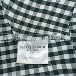 Petite Studio Top Womens XXS Green White Gingham Plaid Camisole Crop Top Photo 8