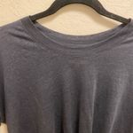 Lou & grey  Dark Blue 100% Linen Front Knot T-Shirt. Photo 1