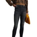 Good American Swirl Intarsia Crop Boxy Sweater NWT
Size 5/6 in Sepia002 Photo 1