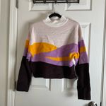 H&M  Divided Jacquard-Knit Mock Turtleneck Sweater size small Photo 1