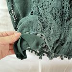 Tularosa  Clayton Tunic Dress in Hunter Green Mini Dress Sleeveless Photo 6