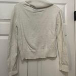 Poof New York NWOT Sparkly White Turtleneck Sweater Photo 0