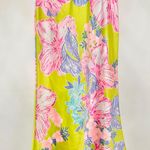 Lilly Pulitzer Cory midi skirt in matcha green boho babe floral print Photo 2