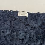 Gilly Hicks by Hollister Navy Blue Unlined Lace Bandeau Top Size M Photo 3