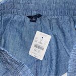 J.Crew NWT  Chambray Drawstring Cotton Pants Medium Echo Blue Wash Photo 8