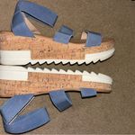 Steve Madden Women Bani Sandal in blue Photo 4