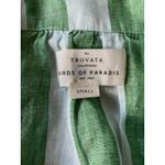 TROVATA Dylan Shirt Jacket Aloe Stripe Size Small Blue Photo 3