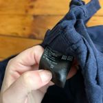 Uniqlo Navy Blue Pants trousers tie waist cotton linen xl Photo 4