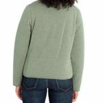 Three Dots  Olive Green Quilted Jacket Photo 2