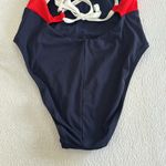 Robin Piccone Babe Lace-Up Back One-Piece Swimsuit, Size 6, $170 Photo 8