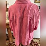 Merona Y2K LINEN Pink Women's CROP Jacket W SCARF Photo 3