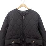 Joie Black Quilted Jacket Women’s Size XL Zip Front Lightweight Puffer Coat Photo 5