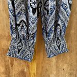 Free People  Thinking Of You Printed Strapless Jumpsuit Blue Size XS Photo 5