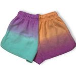 Wild Fable NWT Purple Ombré Orange Blue Tie Dye Fleece Shorts Soft Colorful New Photo 3