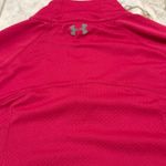 Under Armour NEW women's small pink 1/4 zip Heatgear long sleeve Photo 5