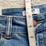 OAT NEW YORK | High Rise Distressed Straight Leg Crop Breeze Blue Jeans Size 25 Photo 8
