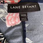 Lane Bryant  Navy Floral Faux Wrap Mini Dress Coquette Cottage Vacay Size 22/24 Photo 11