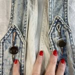 Vintage Jrs 7 1980’s Denim Short Overalls Acid Washed Pleated Long Grunge Punk Blue Size undefined Photo 13