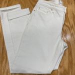 INC International Concepts Straight Jeans Womens 6/28 White Denim Mid Rise B61 Size 26 Photo 0